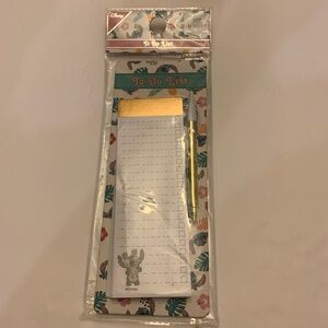 Disney STITCH Hawaiian-Themed Notepad with Pen
